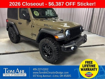 2026 Jeep Wrangler WRANGLER 2-DOOR WILLYS
