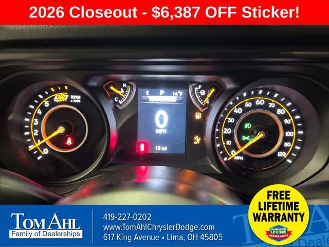 2026 Jeep Wrangler WRANGLER 2-DOOR WILLYS