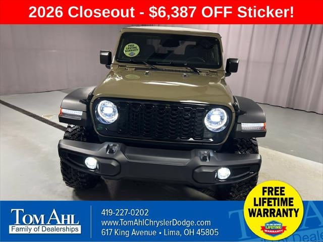 2026 Jeep Wrangler WRANGLER 2-DOOR WILLYS