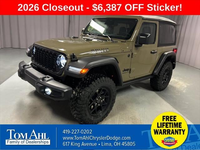2026 Jeep Wrangler WRANGLER 2-DOOR WILLYS