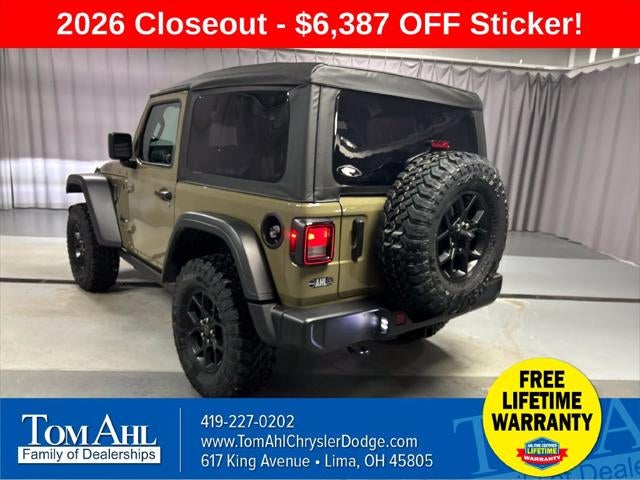 2026 Jeep Wrangler WRANGLER 2-DOOR WILLYS