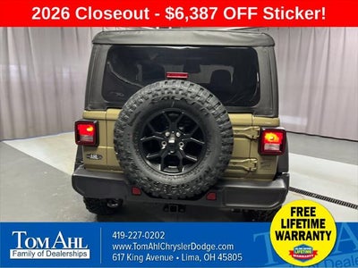 2026 Jeep Wrangler WRANGLER 2-DOOR WILLYS