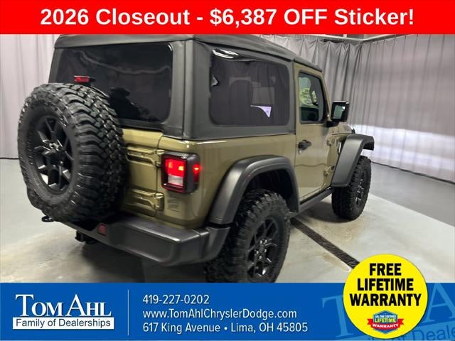 2026 Jeep Wrangler WRANGLER 2-DOOR WILLYS