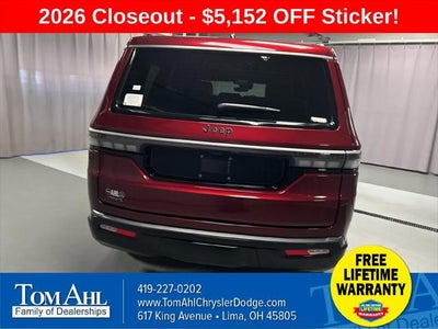 2026 Jeep Grand Wagoneer GRAND WAGONEER 4X4