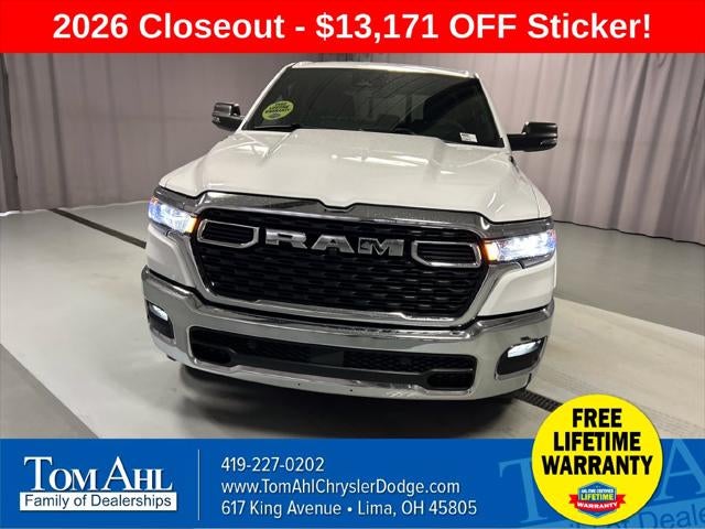2026 RAM Ram 1500 RAM 1500 BIG HORN CREW CAB 4X4 5'7' BOX