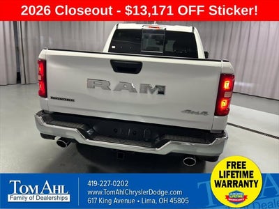 2026 RAM Ram 1500 RAM 1500 BIG HORN CREW CAB 4X4 5'7' BOX