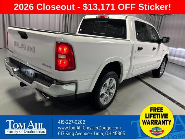 2026 RAM Ram 1500 RAM 1500 BIG HORN CREW CAB 4X4 5'7' BOX
