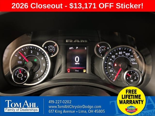 2026 RAM Ram 1500 RAM 1500 BIG HORN CREW CAB 4X4 5'7' BOX