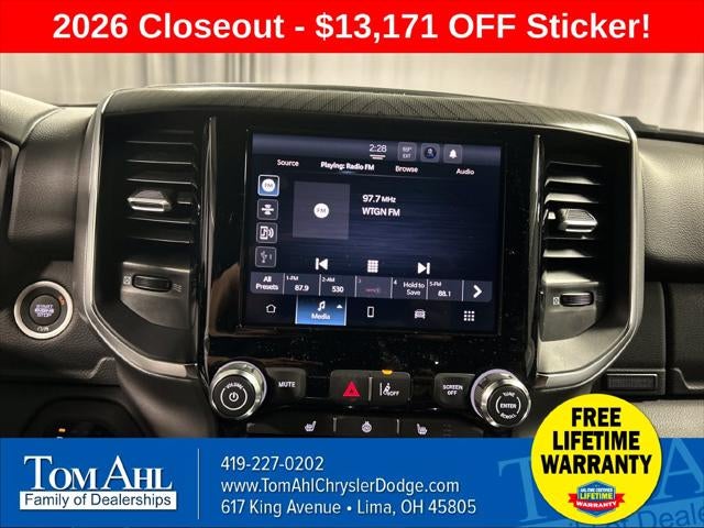 2026 RAM Ram 1500 RAM 1500 BIG HORN CREW CAB 4X4 5'7' BOX