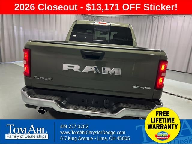 2026 RAM Ram 1500 RAM 1500 BIG HORN CREW CAB 4X4 5'7' BOX