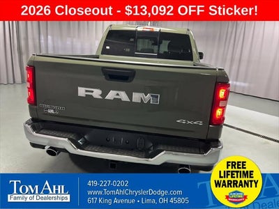 2026 RAM Ram 1500 RAM 1500 BIG HORN CREW CAB 4X4 5'7' BOX