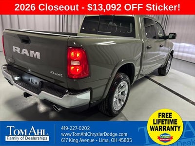 2026 RAM Ram 1500 RAM 1500 BIG HORN CREW CAB 4X4 5'7' BOX