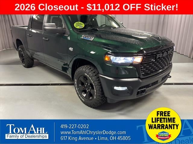 2026 RAM Ram 1500 RAM 1500 WARLOCK CREW CAB 4X4 5'7' BOX