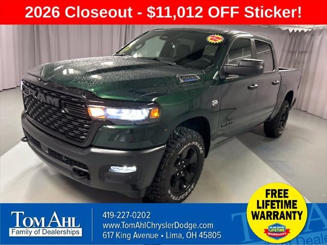 2026 RAM Ram 1500 RAM 1500 WARLOCK CREW CAB 4X4 5'7' BOX