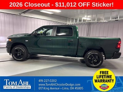 2026 RAM Ram 1500 RAM 1500 WARLOCK CREW CAB 4X4 5'7' BOX