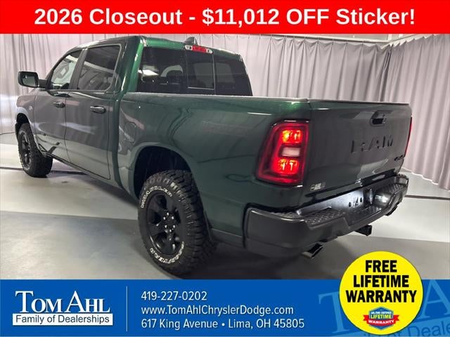 2026 RAM Ram 1500 RAM 1500 WARLOCK CREW CAB 4X4 5'7' BOX