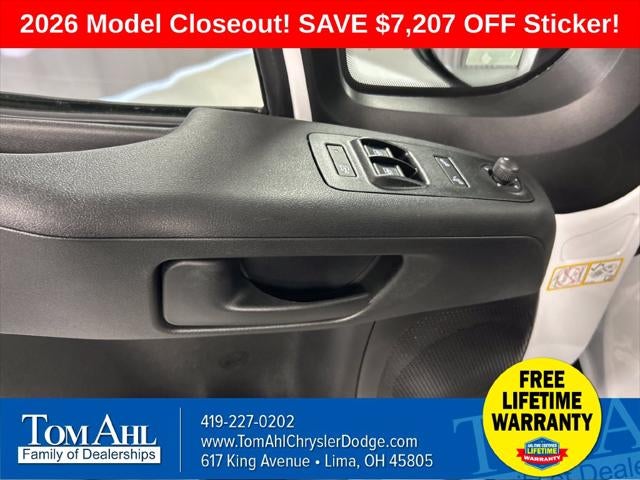 2026 RAM Ram ProMaster RAM PROMASTER 2500 TRADESMAN CARGO VAN HIGH ROOF 159' WB