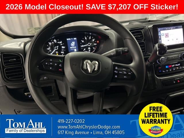 2026 RAM Ram ProMaster RAM PROMASTER 2500 TRADESMAN CARGO VAN HIGH ROOF 159' WB