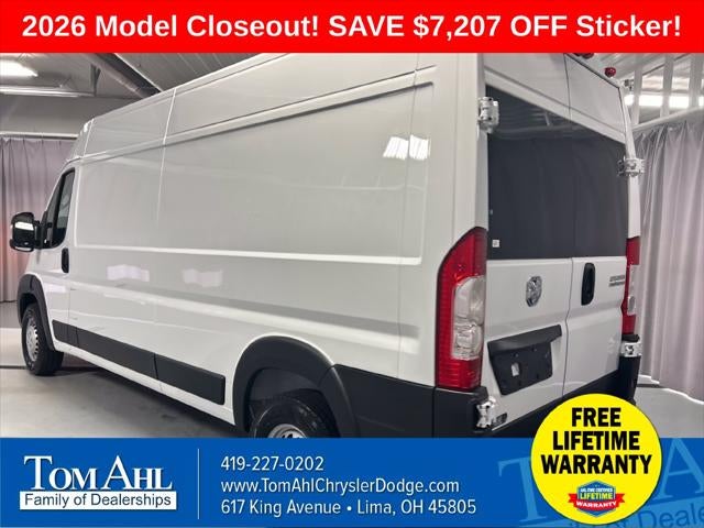 2026 RAM Ram ProMaster RAM PROMASTER 2500 TRADESMAN CARGO VAN HIGH ROOF 159' WB