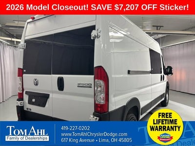 2026 RAM Ram ProMaster RAM PROMASTER 2500 TRADESMAN CARGO VAN HIGH ROOF 159' WB