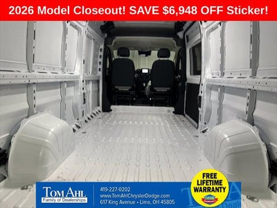 2026 RAM Ram ProMaster RAM PROMASTER 2500 TRADESMAN CARGO VAN HIGH ROOF 159' WB